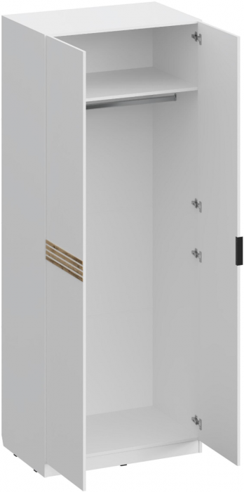 Модульная спальня Нао, набор №3, Дуб вотан/Графит (Профиль МДФ Дуб вотан)