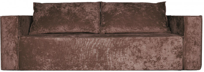 Диван-кровать Лофт Люкс Плюш, еврокнижка, 140х195, коричневый