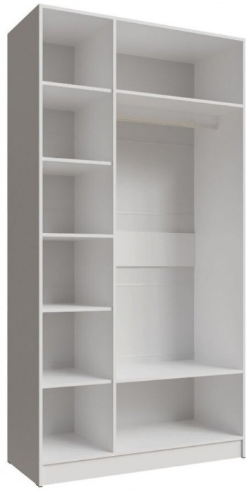 Шкаф Мадрид 1200 с зеркалом белый