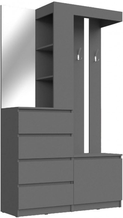 Челси Прихожая (Белый глянец, Белый)