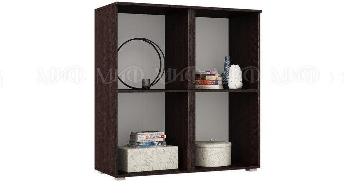 Ким Тумба 4-х створчатая, сонома / белый глянец