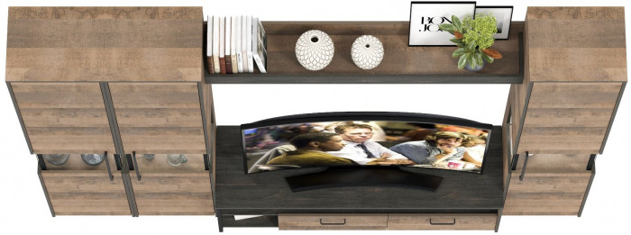 Трувор Гостиная 031, дуб гранж песочный/интра