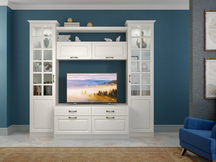 Ливерпуль Комплект карнизов 1000, ясень ваниль