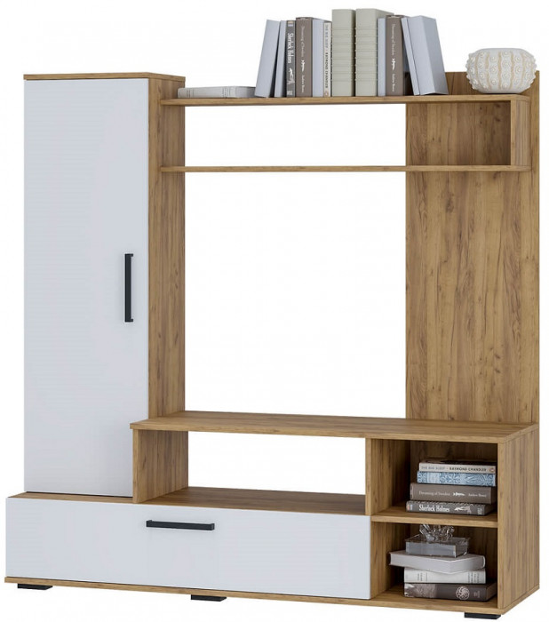 Гостиная "Евро-2" крафт/белый