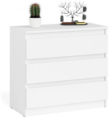 Мори Комод МК800.1, цвет белый, ШхГхВ 80,4х41х73 см.