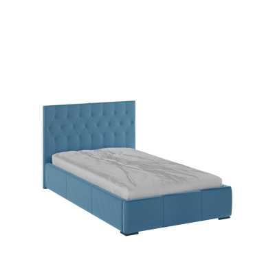 Октавия Кровать интерьерная 120 светло-голубой ромб, ПМ