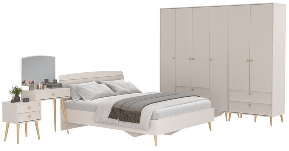 Афина Спальня 20-1600, кашемир серый