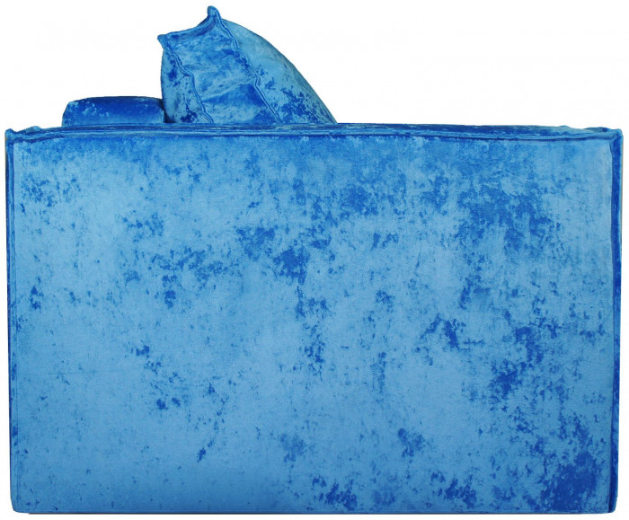 Диван-кровать Лофт Люкс Плюш, еврокнижка, 140х195, синий